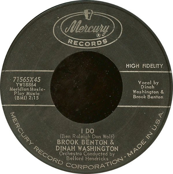 Dinah Washington & Brook Benton : Baby (You've Got What It Takes) / I Do (7", Single)