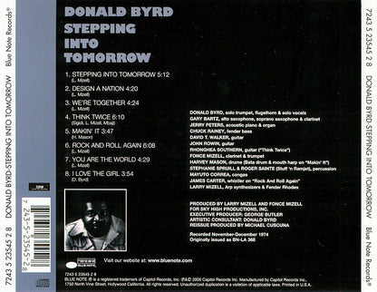 Donald Byrd : Stepping Into Tomorrow (CD, Album, RE, EMI)