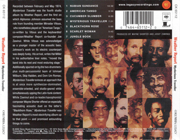 Weather Report : Mysterious Traveller (CD, Album, RE, RM)