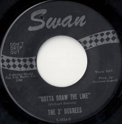 The Three Degrees : Close Your Eyes / Gotta Draw The Line (7")