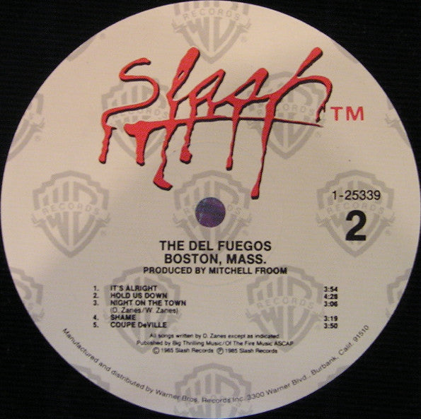 The Del Fuegos : Boston, Mass. (LP, Album, All)