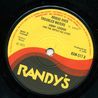 Jimmy London : Bridge Over Troubled Waters (7")