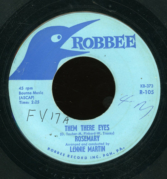 Rosemary (8) : The Kiss Kiss Cha-Cha / Them There Eyes (7")
