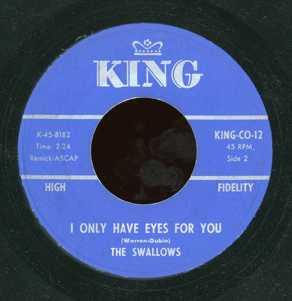 The Five Wings, The Swallows : Johnny's Still Singing / I Only Have Eyes For You (7", RE)