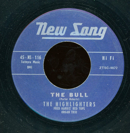 The Highlighters (2) : Flang Dang Do / The Bull (7", RE, Unofficial)