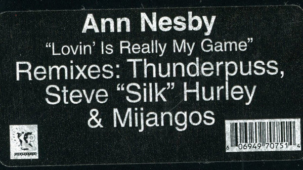 Ann Nesby : Lovin' Is Really My Game (12")