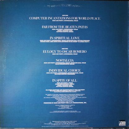 Jean-Luc Ponty : Individual Choice (LP, Album, Club)