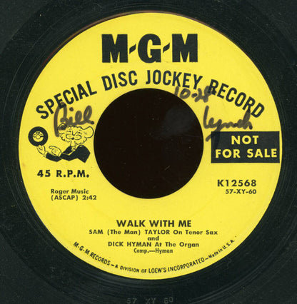 Dick Hyman And Sam Taylor (2) : The Peanut Vendor (El Mainisero) / Walk With Me (7", Promo)