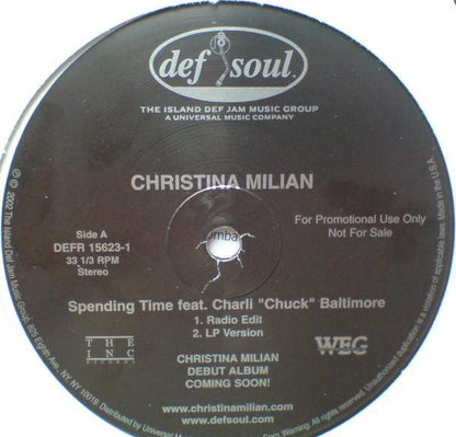Christina Milian Feat. Charli Baltimore : Spending Time (12", Single, Promo)