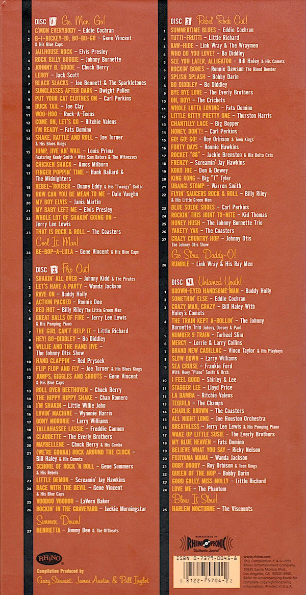 Various : Loud, Fast & Out Of Control (The Wild Sounds Of '50s Rock) (4xCD, Comp, RM + Box)