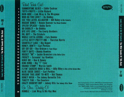 Various : Loud, Fast & Out Of Control (The Wild Sounds Of '50s Rock) (4xCD, Comp, RM + Box)