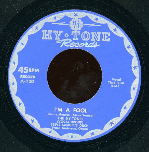 The Hy-Tones : I'm A Fool / Chinese Boogie (7", Unofficial)