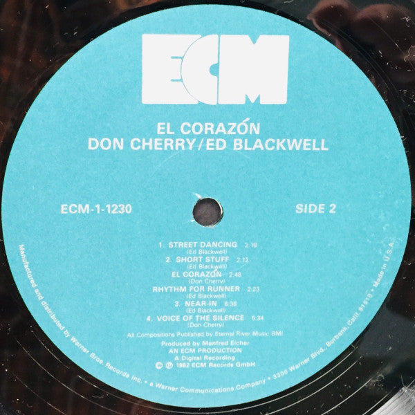Don Cherry / Ed Blackwell : El Corazón (LP, Album)
