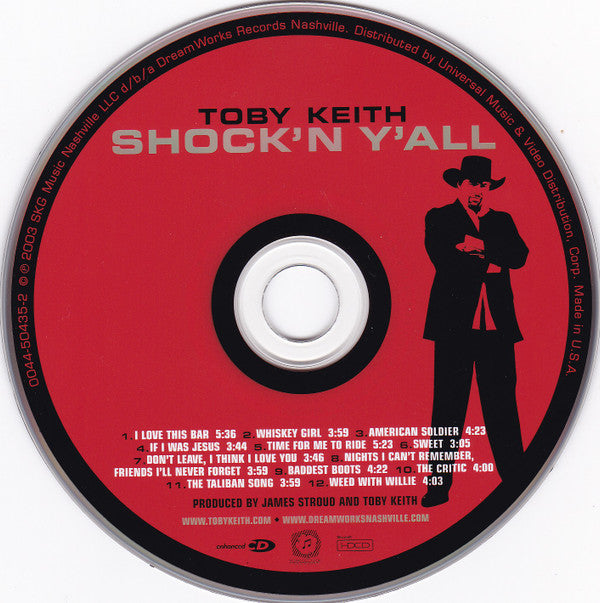 Toby Keith : Shock'n Y'all (HDCD, Album, Enh, RE)