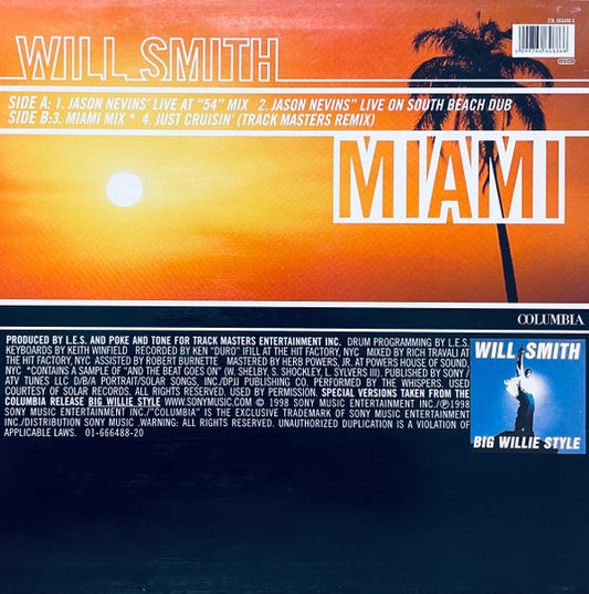Will Smith : Miami (12", Maxi)