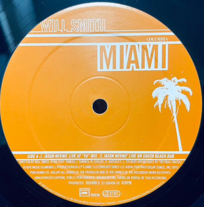 Will Smith : Miami (12", Maxi)