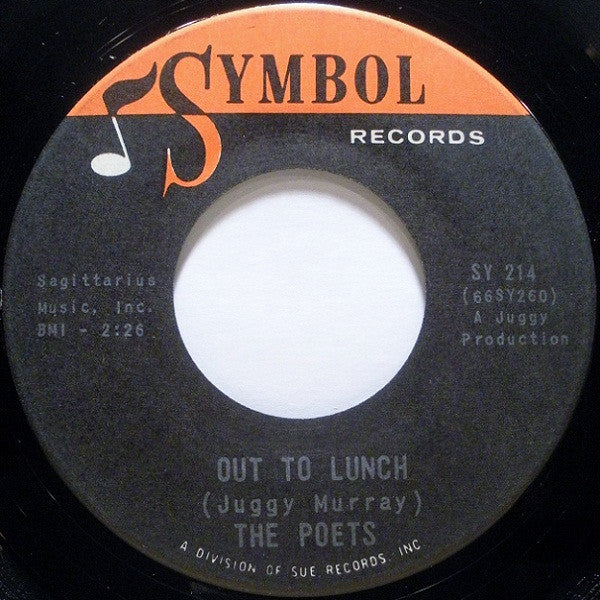 The Poets (4) : She Blew A Good Thing / Out To Lunch (7", Single)