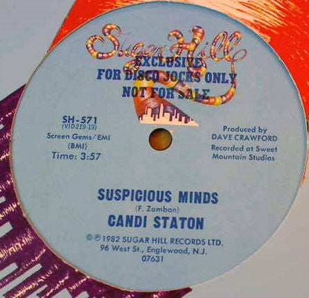 Candi Staton : Suspicious Minds / Love And Be Free (12", Promo)