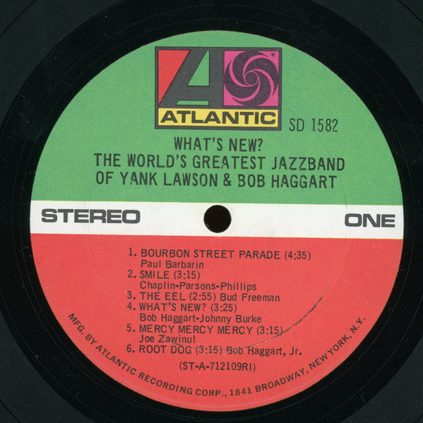 The World's Greatest Jazzband Of Yank Lawson & Bob Haggart : What's New? (LP, Album, RI)