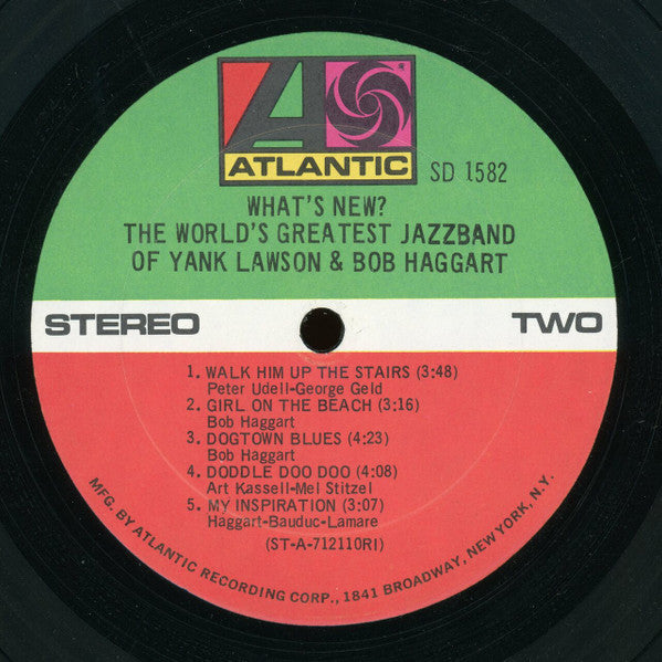 The World's Greatest Jazzband Of Yank Lawson & Bob Haggart : What's New? (LP, Album, RI)