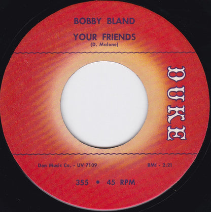Bobby Bland : Stormy Monday Blues / Your Friends (7")
