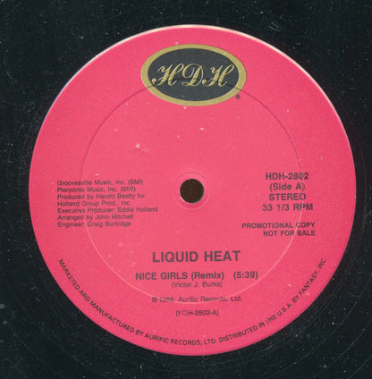 Liquid Heat : Nice Girls (12", Promo)