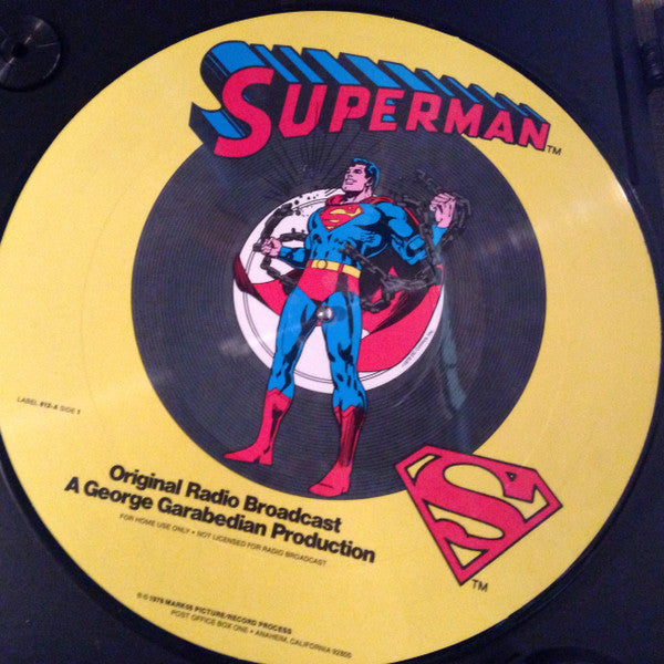 Unknown Artist : Superman (Original Radio Broadcast) (LP, Ltd, Pic)