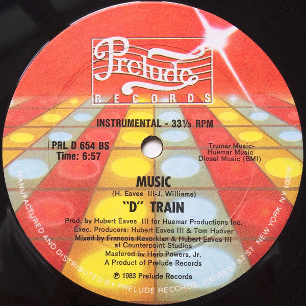 D-Train : Music (12")