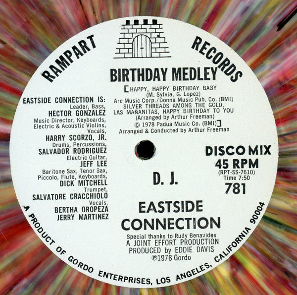Eastside Connection : Frisco Disco / Birthday Medley (12", Promo)