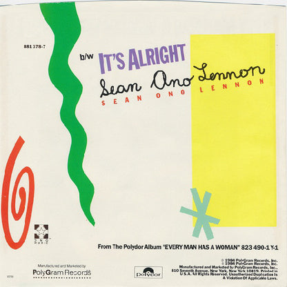 John Lennon : Every Man Has A Woman Who Loves Him (7", Styrene, 19 )