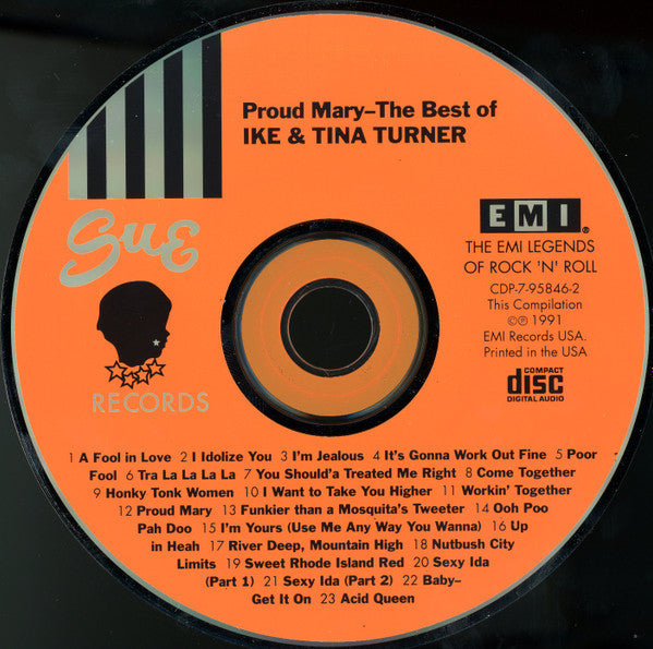 Ike & Tina Turner : Proud Mary-The Best Of Ike And Tina Turner (CD, Comp, Mono, RM)