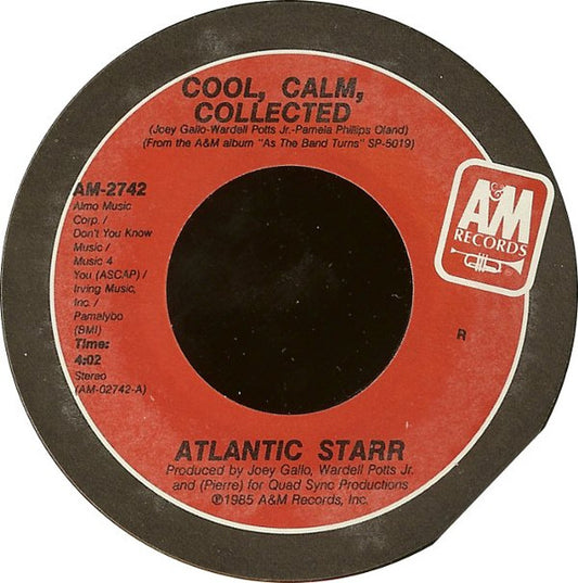 Atlantic Starr : Cool, Calm, Collected / Island Dream (7", Styrene, Ind)