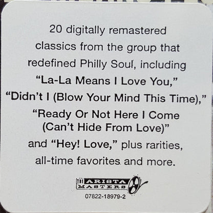 The Delfonics : La-La Means I Love You: The Definitive Collection (CD, Comp, RM)