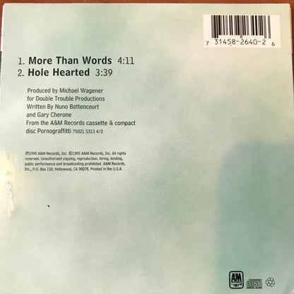 Extreme (2) : More Than Words / Hole Hearted (CD, Single)