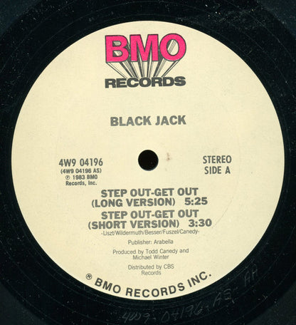 Black Jack (3) : Step Out - Get Out (12")