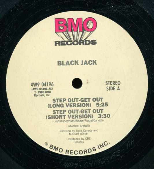 Black Jack (3) : Step Out - Get Out (12")