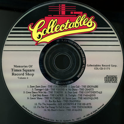 Various : Memories Of Time Square Record Shop Volume 4 (CD, Comp)