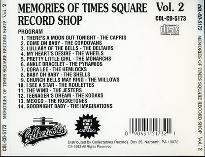 Various : Memories Of Times Square Record Shop Vol. 2 (CD, Comp)