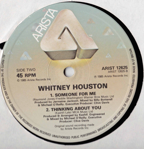 Whitney Houston : You Give Good Love (Extended Version) (12", Single)