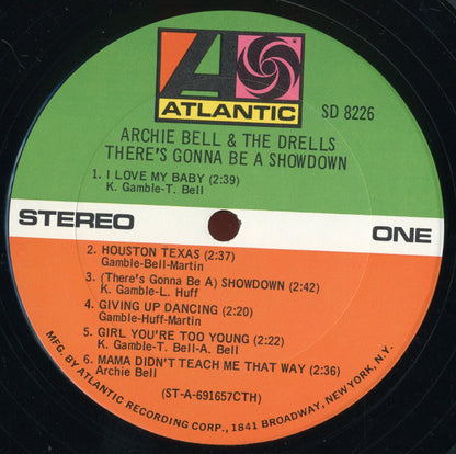 Archie Bell & The Drells : There's Gonna Be A Showdown (LP, Album)