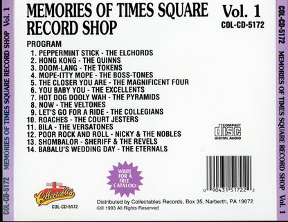 Various : Memories Of Times Square Record Shop Vol. 1 (CD, Comp)