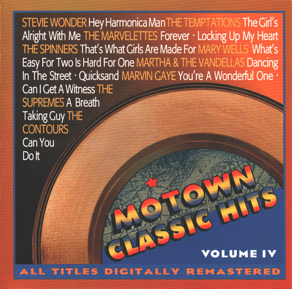 Various : Motown Classic Hits, Volume IV (CD, Comp)