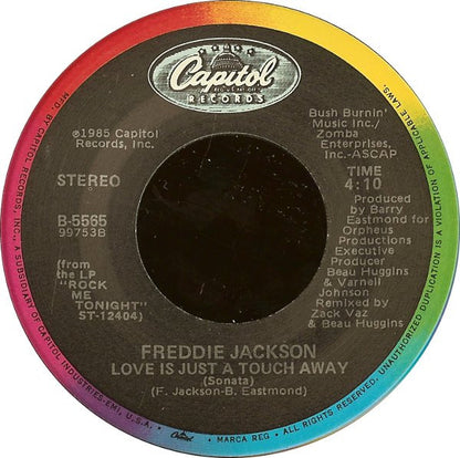 Freddie Jackson : Love Is Just A Touch Away (7")