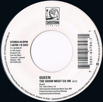 Queen : Bohemian Rhapsody (7", Single)