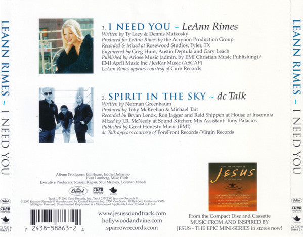 LeAnn Rimes : I Need You (CD, Single)