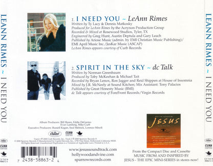 LeAnn Rimes : I Need You (CD, Single)