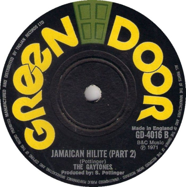 The Gaytones : Jamaican Hilite (7", Single)
