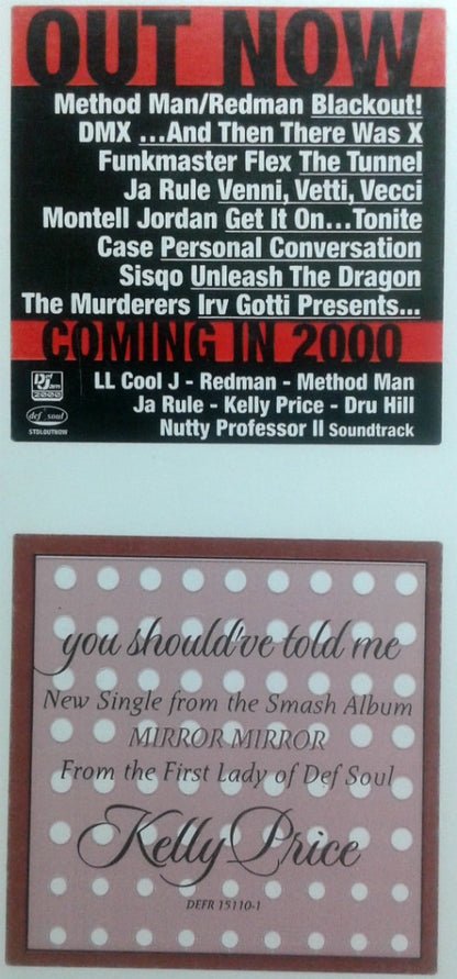 Kelly Price : You Should've Told Me / Like You Do (12", Promo)