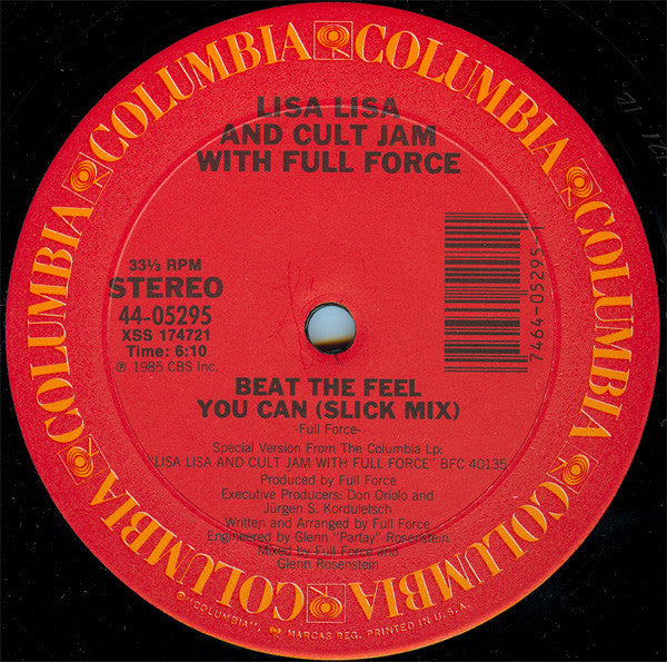 Lisa Lisa & Cult Jam With Full Force : Can You Feel The Beat (12", Pit)