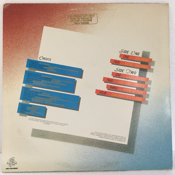Fire And Ice (2) : Fire And Ice (LP, Album)